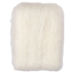 a white sheepskin pillow on a white background