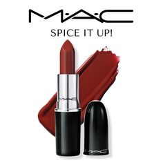 Brand New In Box Spice It Up, New Mac, Makeup Lipstick, Love Me, Makeup Cosmetics, Mac Cosmetics, Womens Makeup, Spice Things Up, Black Red