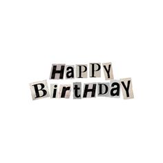 Icons pgn Newspaper Letters, Tipografi 3d, Scrapbook Letters, 달력 디자인, Zestaw Ikon, Online Scrapbook, Happy Birthday Template