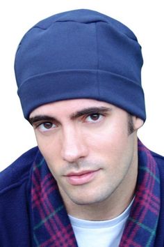 men's night cap - 100% cotton sleep cap for men Crafts With Old Jeans, Charity Knitting, Charity Sewing, Diy Nursing, Chemo Care, Sleep Hat, Chemo Hats, Charity Gifts, Night Care