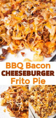 this bbq bacon cheeseburger frito pie is the perfect appetizer