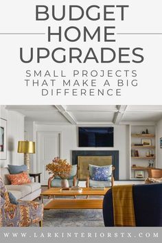 Refresh Home On A Budget, House Design On A Budget, Small Upgrades Big Impact, Best Home Upgrades, Upgrade Home On A Budget, Easy Upgrades For Home, Diy Home Renovation Ideas, Diy Home Upgrades On A Budget, Affordable Home Renovations