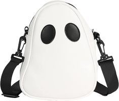 Halloween Pumpkin Cute Ghost Purse, Pu Leather Crossbody Bag Shoulder Bag For Girls, Spooky Season Trick Or Treat (white, One Size) Ghost Purse, Halloween Purse, Halloween Bats, Cute Ghost, Halloween Pumpkin, Leather Design, Bag Shoulder, Spooky Season