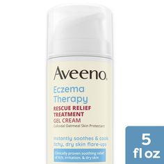 Aveeno Eczema Therapy Rescue Relief Treatment Body Gel Cream, 5oz : Target Remove Skin Tags Naturally, Flaking Skin, Colloidal Oatmeal, Itch Relief, Dry Itchy Skin, Body Gel, Cream For Dry Skin, Itchy Skin, Health Info