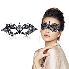 PRICES MAY VARY. 🌼【Masquerade Mask】——FunMular Mysterious style made of soft lace which is perfect masquerade mask for women on costume party,halloween party,mardi gras party, cute and sexy style fit for various outfit dress. 🌹【Queen of Mysteries】——This lace ball mask is designed with the queen's mystery, making you the brightest in the whole party, very eye-catching and amazing! Very suitable for costume party wear! 🌼【Double Ribbon Design】——Maskquerade mask made of soft lace material, And ado Masquerade Ball Mask For Women, Mascarade Mask Women Masquerade Party, Mascarade Mask Women, Venetian Masquerade Party, Mysterious Style, Mascarade Ball, Masquerade Halloween Costumes, Venetian Costume, Black Masquerade Mask