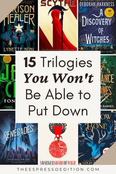 15 Trilogies You Won't Be Able to Put Down by The Espresso Edition cozy bookish blog Book Series For Adults, Trilogy Books To Read, Best Authors Of All Time, Best Book Series For Women, Best Fiction Books Of All Time, Book Genres List, Book Trilogies, 2023 Books To Read