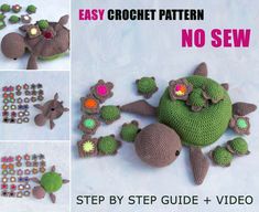 crochet pattern no sew easy step by step guide for beginners to make stuffed animals