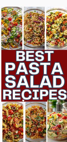 the best pasta salad recipe is shown here