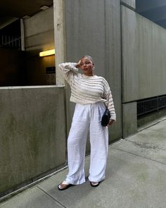 Styling linem pants for summer is such a fav 🤍 Linen Pants Vacation Outfit, Hijabi Linen Pants Outfits, White Linen Pants Outfit Aesthetic, White Linen Pants Aesthetic, Summer Vacation Wide-leg Parachute Pants, Morocco Outfits, Pants Outfit Summer, Linen Pants Outfit Summer, White Linen Pants Outfit