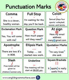 punctuation worksheet for english speaking