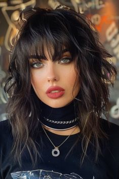 Hairstyles Names, Medium Shag, Rocker Hair, Modern Shag Haircut, Shaggy Long Hair, Medium Shag Haircuts, Haircuts For Medium Length Hair, Shaggy Short Hair, Hairstyle Names