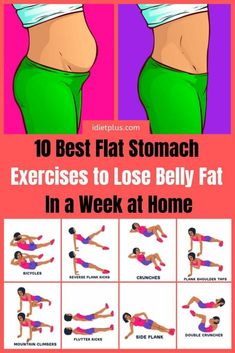 Flat Stomach Exercises, At Home Core Workout, Exercises To Lose Belly, Beginner Ab Workout, Six Pack Abs Workout, Workout For Flat Stomach, Best Ab Workout