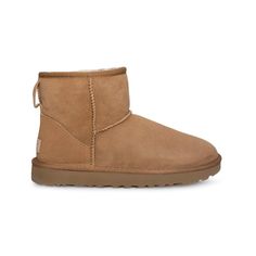 Now Pretreated To Protect Against Moisture And Staining, This Classic Ugg Short Boot Is A Supremely Cozy Cold-Weather Favorite, With A Plush Lining Made From Genuine Shearling. Plus, A New Treadlite By Ugg Sole Provides Increased Cushioning, Durability And Traction On Both Wet And Dry Surfaces. 1" Heel; 3/4" Platform (Size 9). 5" Boot Shaft. Pull-On Style. Treadlite By Ugg Outsole. Leather Upper/Genuine Shearling Lining/Synthetic Sole. Shearling May Be Sourced From Australia, Ireland, The Uk Or Ugg Classic Mini Outfit, Uggs Mini, Classic Mini Ii Boot, Ugg Mini Boot, Mini Ugg Boots, Ugg Classic Mini Boot, Ugg Short, Cute Uggs, Ugg Classic Mini Ii