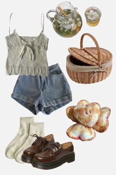 Cottage Core Picnic, Picnic Outfit, Cute Outfit Ideas, Swaggy Outfits, Cute Outfit, Mode Inspiration, Lookbook Outfits, Dream Clothes