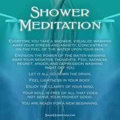 Shower Meditation, Meditation Mantra, Usui Reiki, Meditation Techniques, Les Chakras, Chakra Meditation, Pranayama, Mind Body Soul