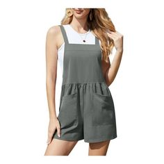 Embrace the carefree spirit of summer with Asklazy Women's Summer Casual Rompers. These bib short overalls jumpsuits are the perfect choice for beach outings, travel, and vacations. The loose fit design offers comfort and ease of movement, allowing you to enjoy your activities without feeling restricted. The short overalls style is both trendy and practical, providing a cool and breezy look for warm summer days. Crafted from lightweight and breathable materials, these rompers are ideal for the b Summer Outfits Overalls, Outfits Overalls, Vacation Clothes, Short Overalls, Loose Jumpsuit, Beach Outfits, Casual Rompers, Travel Vacation, Summer Casual