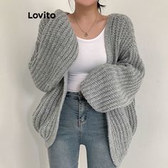 Eleve seu estilo diário com o Lovito Cardigan Básico Liso Casual para Mulheres na cor Cinza, código LNA29158! 🌫️🧥 Essa peça é a quintessência do casual chique, combinando perfeitamente com qualquer conjunto para aquele toque final de sofisticação descomplicada. Ideal para as transições de estação, esse cardigan é a escolha perfeita para adicionar uma camada de conforto sem sacrificar o estilo. Com o #CardiganLovitoCinza, abrace a versatilidade e a elegância discreta que só o cinza pode oferecer, seja no escritório ou em um café com amigos. Este cardigan vai além do básico, transformando-se em um statement de moda atemporal e adaptável. Redefina o casual com elegância com Lovito! #ElegânciaCinza #CardiganVersátil #LovitoFashion Cardigan Vintage, Cardigan Casual