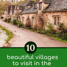 the front cover of 10 beautiful villages to visit in the uk