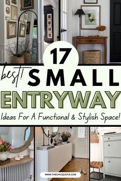 small entryway ideas Entry Way For Small Apartment, Open Foyer Closet Ideas Entryway, Farmhouse Stair Entryway Ideas, Narrow Entryway Bench Storage, Small Entrance Hall Storage Ideas, Entryway Table Small Space, Dressers In Entryway, Short Entry Table, Condo Front Entry