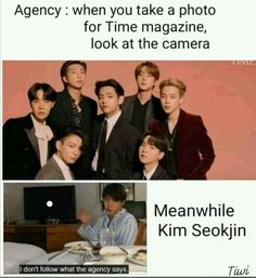 BTS Kim Line Bts, Jinhit Entertainment, Bts Theory, Bts Facts, Drama Memes, Army Quotes, Bts Memes Hilarious, Kpop Meme, Bts Meme