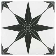 a black and white star pattern is featured in this tile design that looks like it could be used as a wallpaper