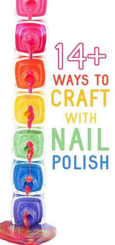 New Pins Today Ideas, Nail Polish Marbling, Grandma Camp, Colorful Crafts, Polish Painting