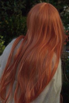 Red Orange Hair, Layers Long, Hair Aesthetic