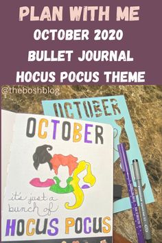 October Bullet Journal | October Bullet Journal Ideas | October Bullet Journal Inspiration | October Bullet Journal Layouts | Bujo | Bujo Ideas | Bujo Inspiration | Bujo Monthly Spread | Hocus Pocus October Bullet Journal Ideas, October Bullet Journal, Journal October, Bullet Journal October, Journal Layouts, Bujo Ideas