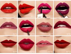 Yves saint Laurent rouge a levre Maquillage Kylie Jenner, Yves Saint Laurent Lipstick, Rouge Lipstick, Liquid Lip Color, Lip Swatches, Ysl Beauty, Lips Shades, Make Up Inspo, Lipstick Swatches