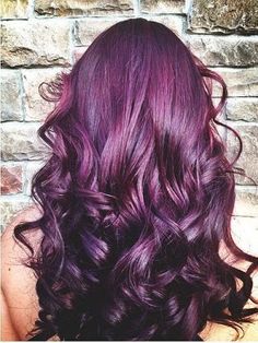 Purple hair Purple Hair, Purple Ombre Hair, Plum Hair, Hair Chalk, Blowout Hair, Dream Hair, Love Hair, Great Hair, Hair Dos