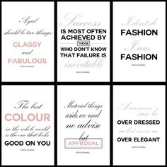 DIGITAL SET of 12 Striped Coco Chanel quotes centerpiece | Etsy Blush Pink Decor, Chanel Decor, Chanel Quotes, Coco Chanel Quotes, Bar Signage, Chanel Party, Fashion Wall Decor, Fabulous Quotes, Mimosa Bar Sign