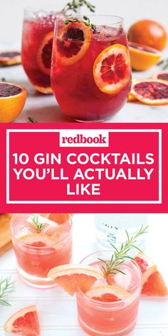 redbook's 10 gin cocktails you'll actually like