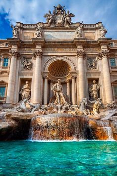 the trellotto fountain in rome, italy is one of the most beautiful places on earth