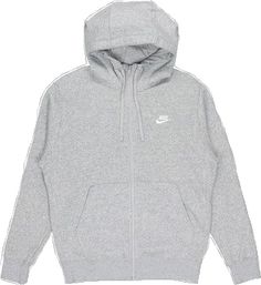 Nike Athletic Heather Hoodie Sweatshirt, Gray Fleece Sweatshirt For Sports, Nike Gray Hooded Hoodie, Gray Fleece Hoodie For Gym, Athletic Heather Hoodie For Light Sports, Gray Sports Hoodie, Nike Hoodie In Athletic Heather For Winter, Nike Winter Hoodie In Athletic Heather, Sporty Gray Fleece Hoodie