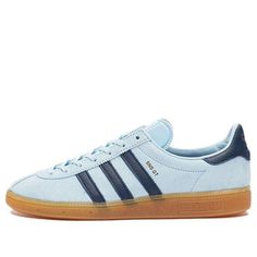 Shoes Adidas Gazelle, Adidas Shoes Blue, Blue Sambas, Blue Adidas Shoes, Preppy Shoes, Pretty Shoes Sneakers, Shoe Wishlist, Adidas Shoes Women, Adidas Originals Women