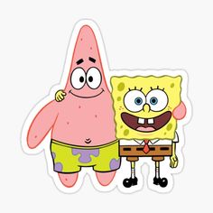 spongebob and patrick sticker