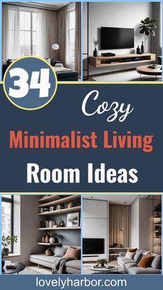 Small Space, Big Impact: 34 Minimalist Living Room Ideas For Every Apartment Minimalist Living Room Apartment