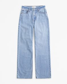 Women's High Rise Loose Jean | Women's Bottoms | Abercrombie.com Female Features, Early 2000s Fashion, Abercrombie Jeans, Women's Bottoms, Denim Pocket, Abercrombie And Fitch Jeans, Loose Jeans, Denim Cotton, Pocket Bag