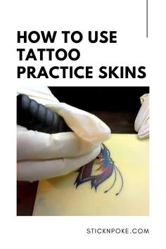 how to use tattoo practice skins