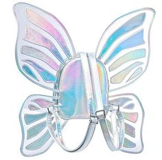 Description: This cute and so aesthetic Butterfly Backpack is just what you need for a festival party or a day out! This unique butterfly wings backpack is made of leather-like material with large transparent wings that are sure to grab lots of attention anywhere you go! Size: 16 x 8.5 x 20 cm/ 6.3 x 3.3 X 7.9 inMaterial: PU Free shipping WorldwideDelivery time: 15-35 days Wings Backpack, Miniature Backpack, Butterfly Backpack, Current Mood Clothing, Rucksack Bags, Holographic Bag, Knapsack Bag, Fairy Festival, Rave Accessories