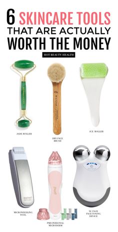 Haut Routine, Face Tools, Facial Brushes, Skin Care Clinic, Beauty Gadgets, Jade Roller, For Glowing Skin, Skincare Tools