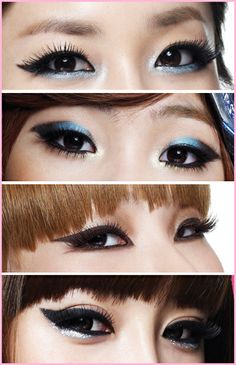 Cute makeup!!! Korean Natural Makeup, Make Up Designs, Korean Makeup Tips, Korean Makeup Tutorials, Eye Makeup Styles, Korean Eye Makeup, Asian Eyes, Asian Eye Makeup, Make Up Looks