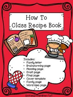 a recipe book with the title how to class recipe book