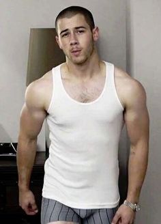 Nick jonas innerwear Nick Jonas Shirtless, Jonas Brother, Hunks Men, Logan Lerman, Joe Jonas, Nick Jonas, Jonas Brothers, Famous Men, Hottest Celebrities