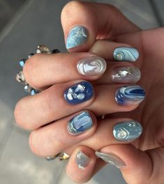 Nails With Cool Designs, Very Short Nails Design, Nail Art Designs Short, Manicured Nails, Mens Nails, Manicure Nail Art, Professional Manicure, Simple Gel Nails, Minimal Nails