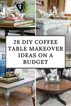 coffee table makeover ideas on a budget that are easy to diy and cheap