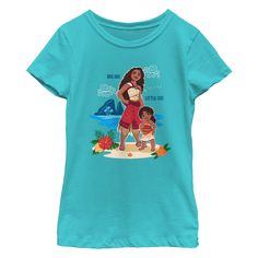 Join Moana and Maui once again as Moana answers the call from her ancestors to journey through the dangerous seas of Oceania to connect her people! Get in on the adventure with all new officially licensed apparel for the whole family from Moana 2! This Girls' Moana 2 Big Sis Little Sis Graphic T-Shirt features an amazing graphic of Moana and her sister Simea standing together in the sand with multiple decorations around them with the words: "Big Sis" and "Little Sis" printed beside them. Moana 2, Unique Girls, Girls Fleece, Graphic Tee Design, Kids Graphic Tees, Kids Outfits Girls, Girls Long Sleeve, Tahiti, Graphic Tee Shirts