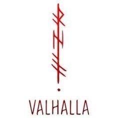 the logo for valhalla