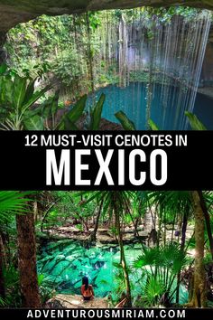 the top tourist attractions in mexico with text overlay