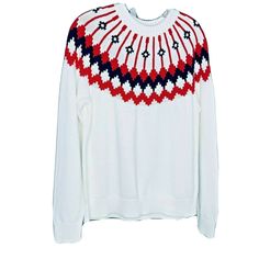 J.Crew Women's Sweater Pullover Long Sleeve White Fair Isle Long Sleeve Xl Nwt Brand: J.Crew Size: Extra Large Size Type: Regular Bust: 20" Length: 27" Style: #Ae571 Country/Region Of Manufacture: China Material: 100% Cotton Color: White, Red, Blue, Navy Pattern: Fair Isle Stock: C11-0542 Sold As Pictured. Thanks For Looking! Campus Fashion, Campus Style, Jcrew Sweater, Fair Isle Sweater, Jcrew Women, Fashion Fall, Sweater Pullover, White Long Sleeve, Fair Isle